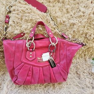 Coach Madison Audrey Fuschia  Handbag